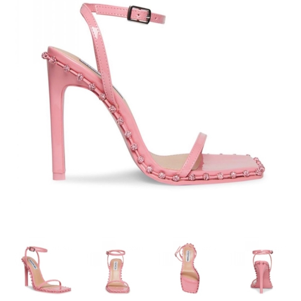 Steve Madden Women's Pink Zelle Heeled Sandal Size 7.5